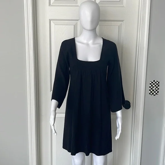 Express | Dresses | Excellent Condition Express Empire Waist Black Mini  Sweater Dresssmall | Poshmark